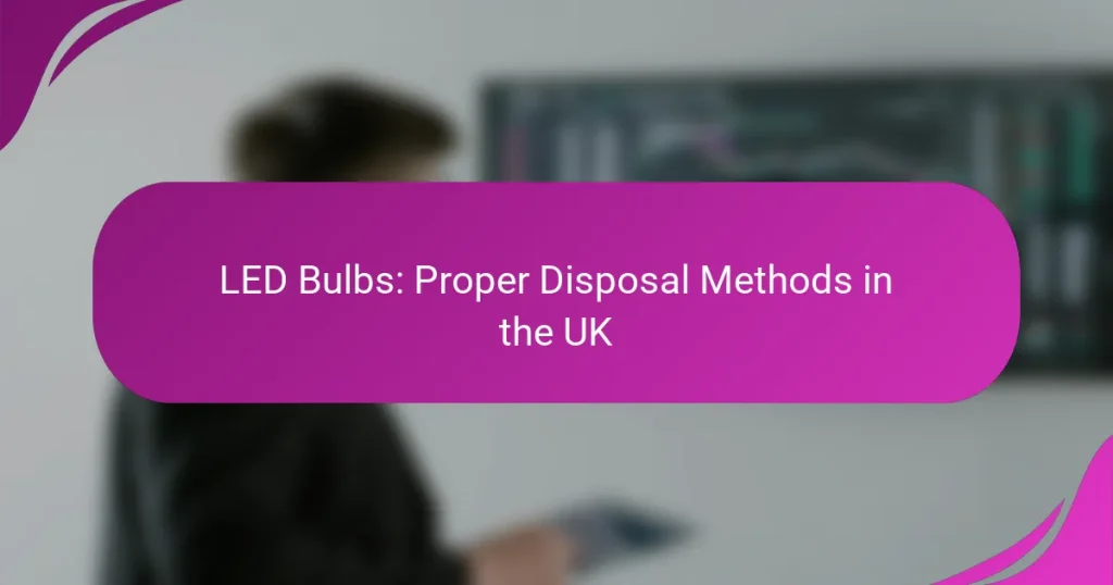 LED Bulbs: Proper Disposal Methods in the UK