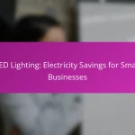 LED Lighting: Electricity Savings for Small Businesses