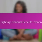 LED Lighting: Financial Benefits, Nonprofits