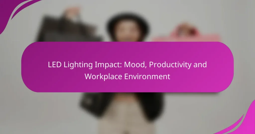 LED Lighting Impact: Mood, Productivity and Workplace Environment