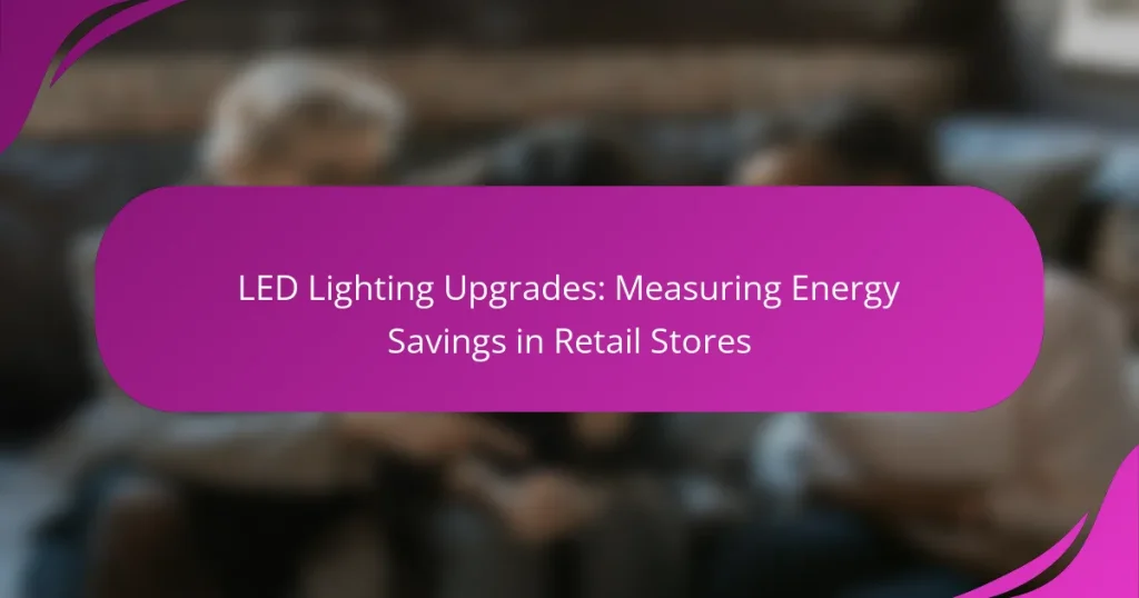 LED Lighting Upgrades: Measuring Energy Savings in Retail Stores