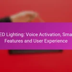 LED Lighting: Voice Activation, Smart Features and User Experience
