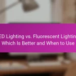 LED Lighting vs. Fluorescent Lighting: Which Is Better and When to Use