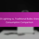 LED Lighting vs. Traditional Bulbs: Energy Consumption Comparison