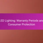 LED Lighting: Warranty Periods and Consumer Protection