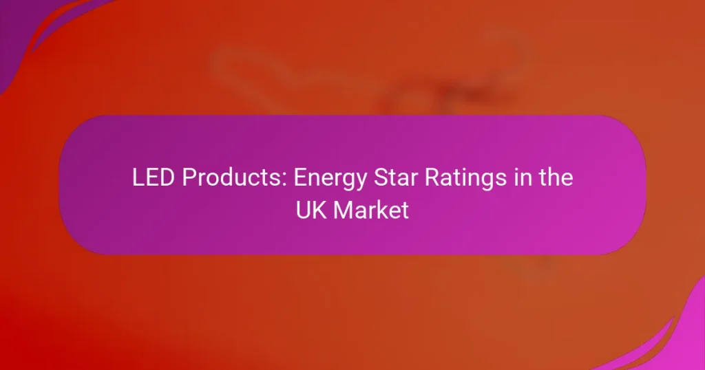 LED Products: Energy Star Ratings in the UK Market