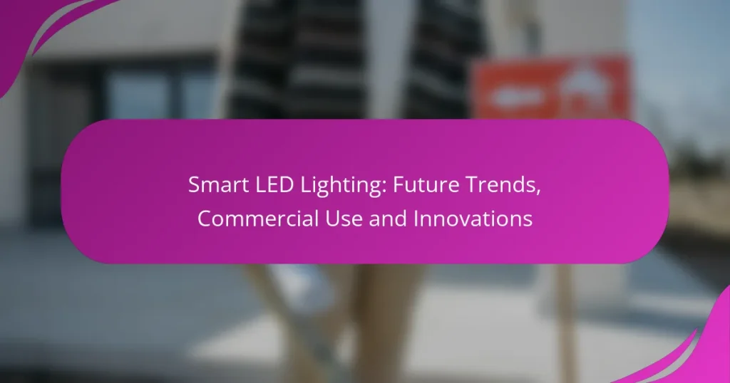 Smart LED Lighting: Future Trends, Commercial Use and Innovations